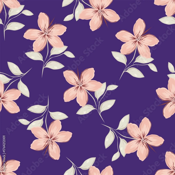 Obraz seamless floral pattern