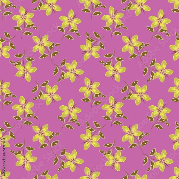 Obraz seamless floral pattern