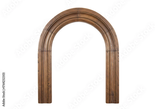 Obraz Classic wooden archway design element for interiors