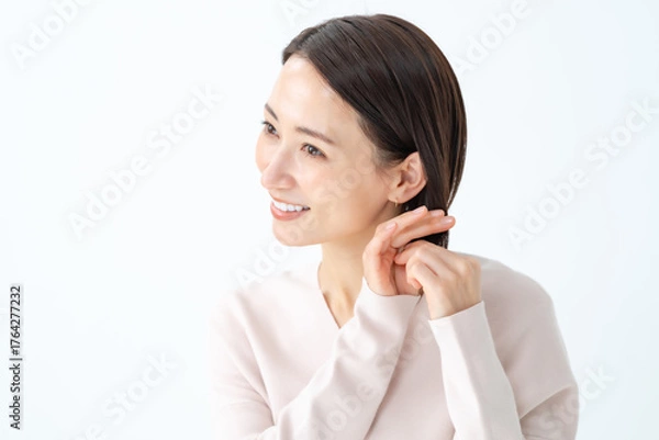 Obraz ヘアケアー　女性