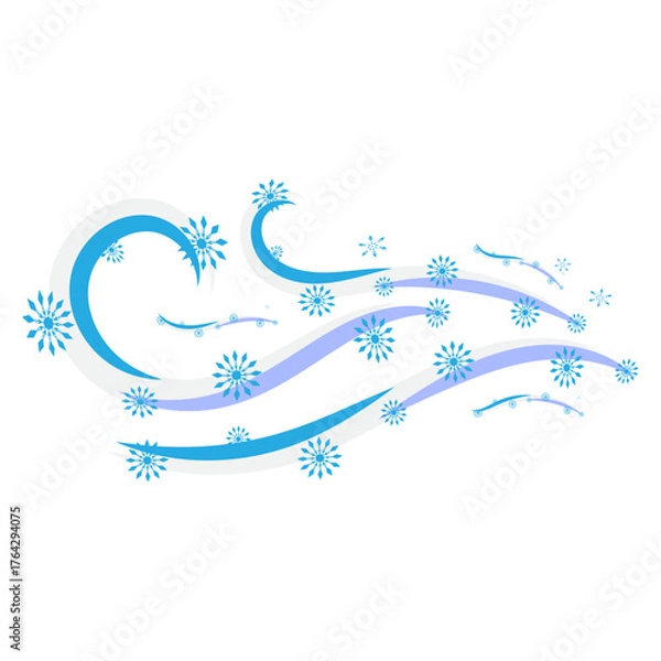 Obraz Winter Wind Element