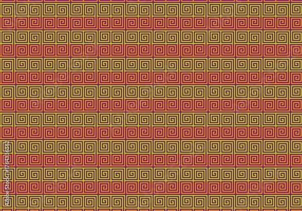 Fototapeta シンプルな和柄　雷紋