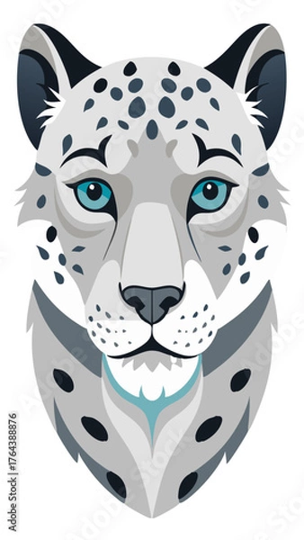 Fototapeta wolf head vector