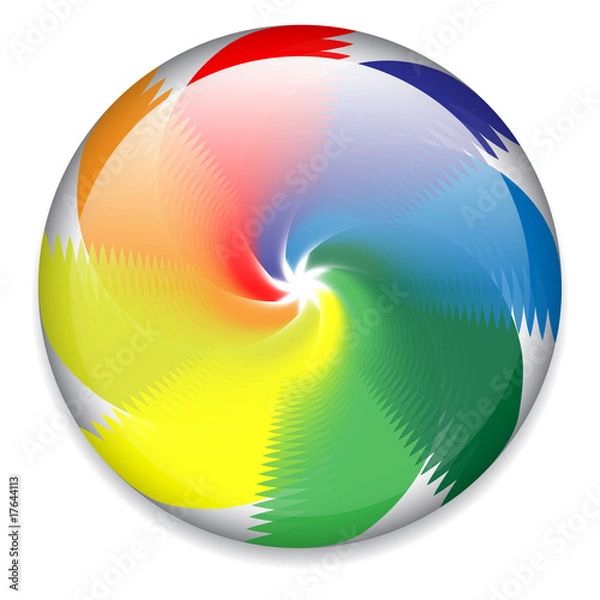 Fototapeta Colorful candy button