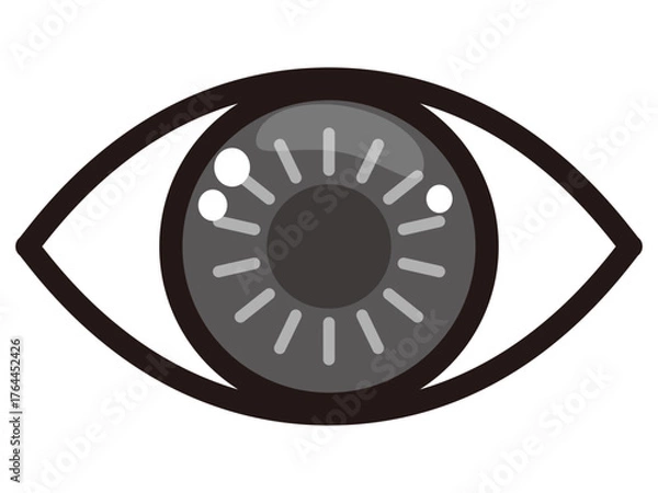 Obraz 目のアイコンイラスト素材