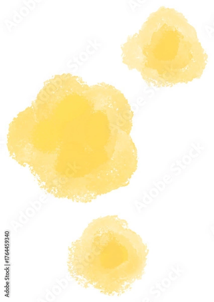 Obraz ぽかぽか暖かい背景素材　手描き風