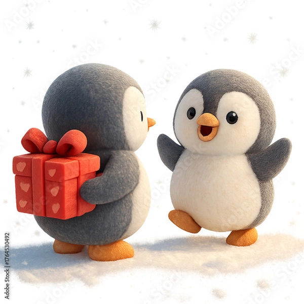 Obraz 아기펭귄의깜짝선물주기