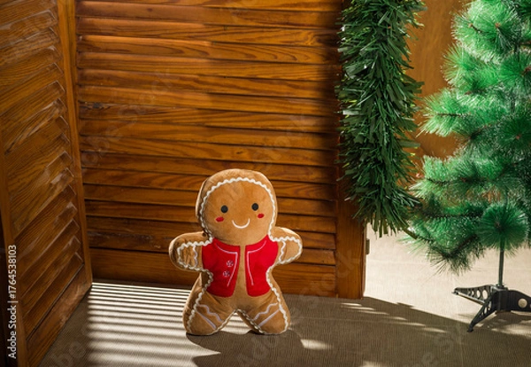 Fototapeta Peluche galleta Navidad