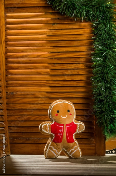 Fototapeta Peluche galleta Navidad
