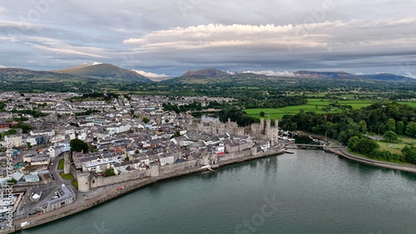 Obraz caernarfon town