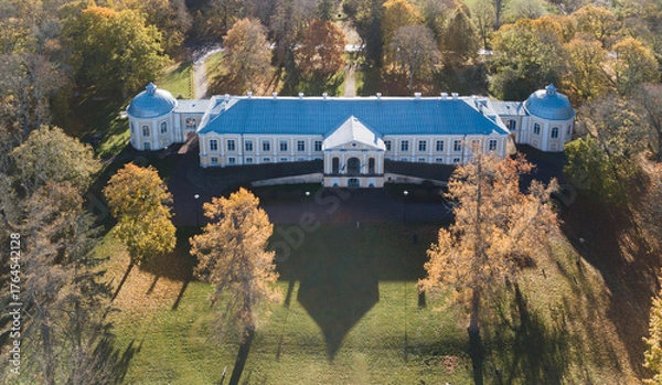 Obraz aero view to manor