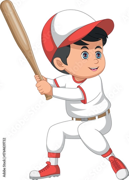 Obraz A boy baseball player