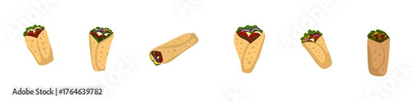 Obraz Doner Kebab Illustration