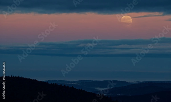 Obraz Coucher de lune