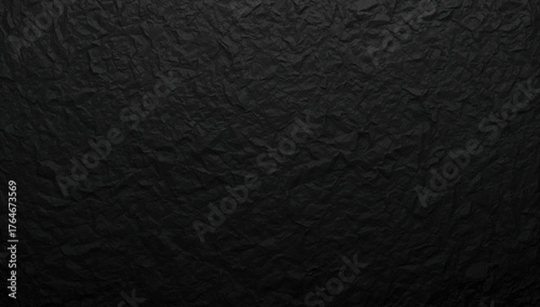 Obraz Black crinkle textured fabric backdrop
