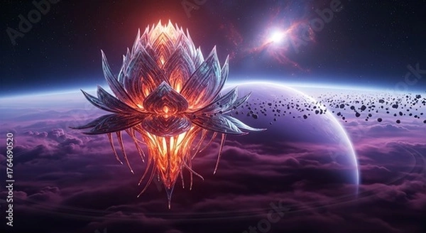 Obraz Lotus Crown Citadel