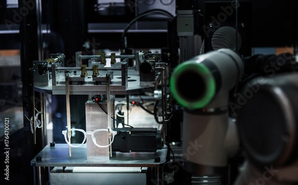 Obraz Automated production line for eyeglass frames