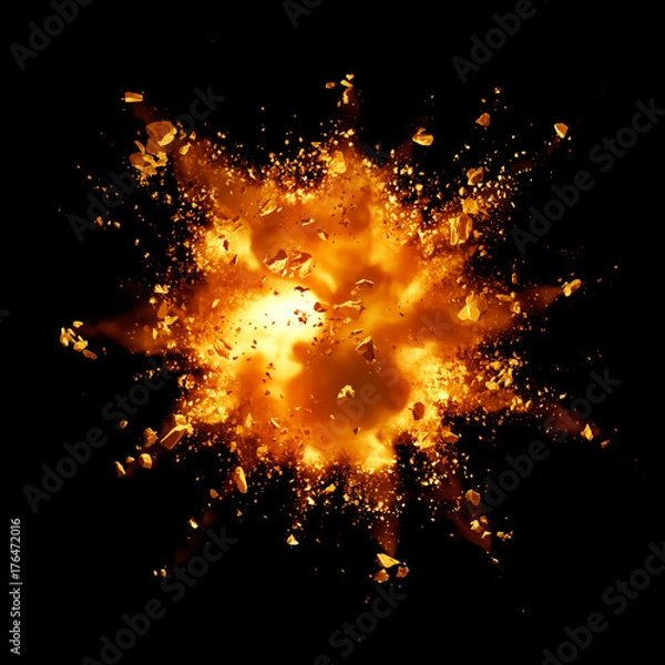 Fototapeta Wybuch pożaru
