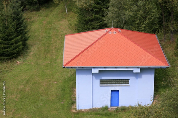 Obraz Trafostation an einer Staustufe