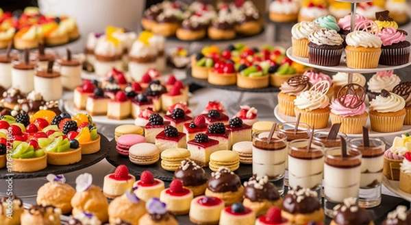 Fototapeta スイーツビュッフェ