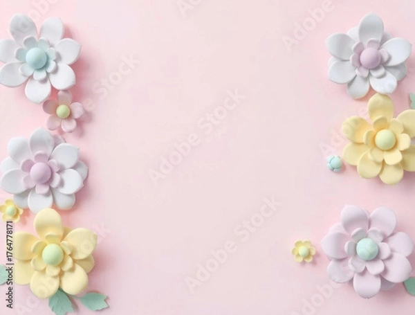 Fototapeta background with flowers