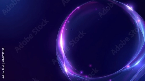 Fototapeta Colorful Abstract Background with Light Effects and Soft Bokeh for Creative Design and Artistic Projects