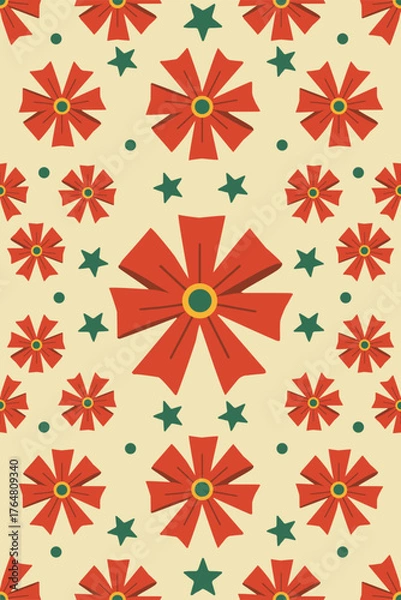 Obraz Christmas pattern