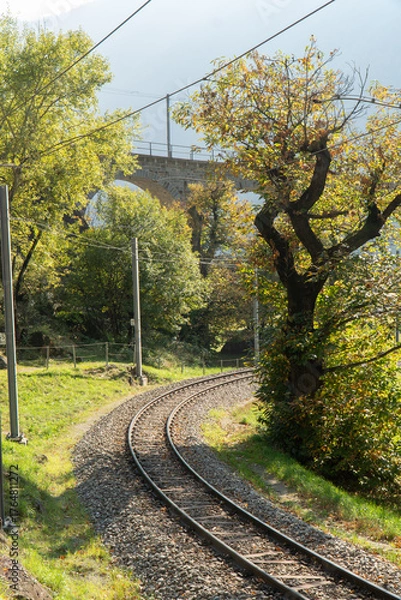 Obraz Kehrviadukt Brusio