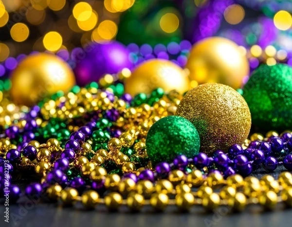 Obraz Festive Mardi Gras decorations