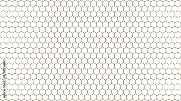 Obraz Seamless honeycomb pattern abstract geometric vector background repeating hexagon shapes for textile and surface design