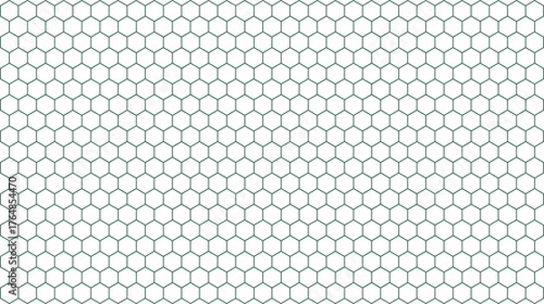 Obraz Honeycomb seamless pattern simple geometric vector design suitable for backgrounds and textures