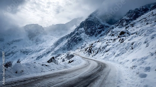Obraz road in the mountains