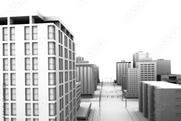 Obraz 3d City