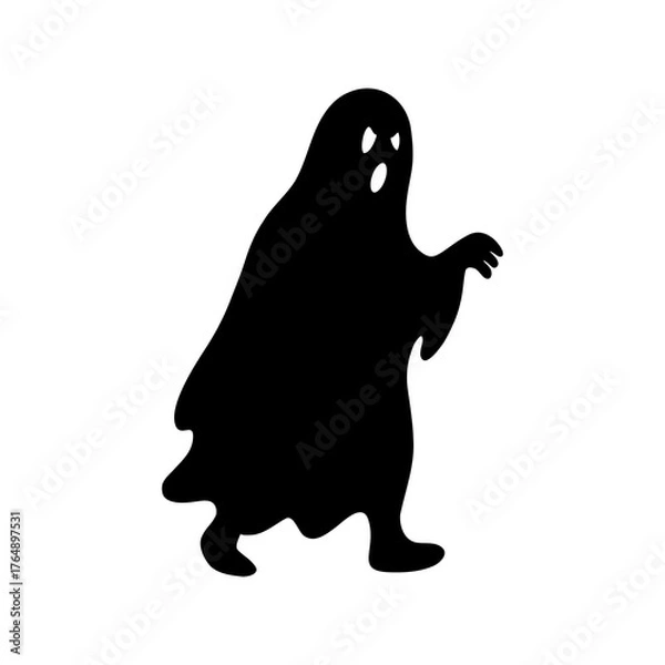 Obraz halloween ghost silhouette