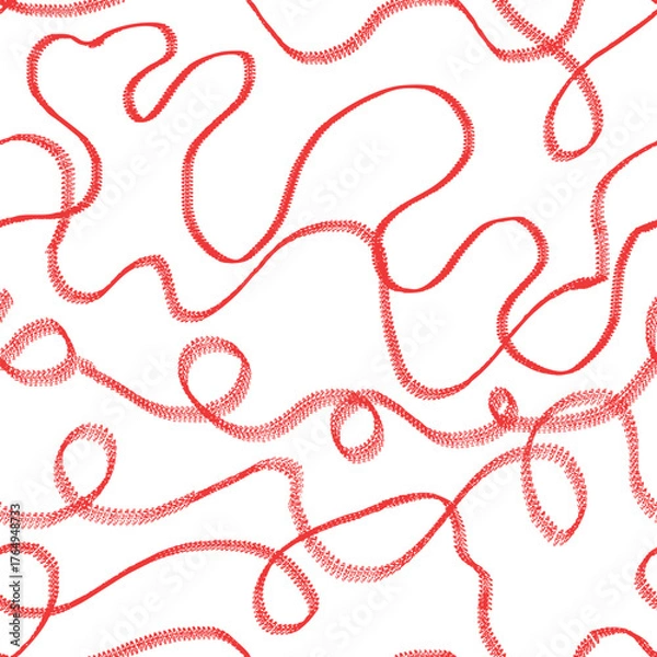 Fototapeta hand drawn patchwork colorful, vibrant, tones, colors, swimwear print fabric pattern prints design trendy fashion vector