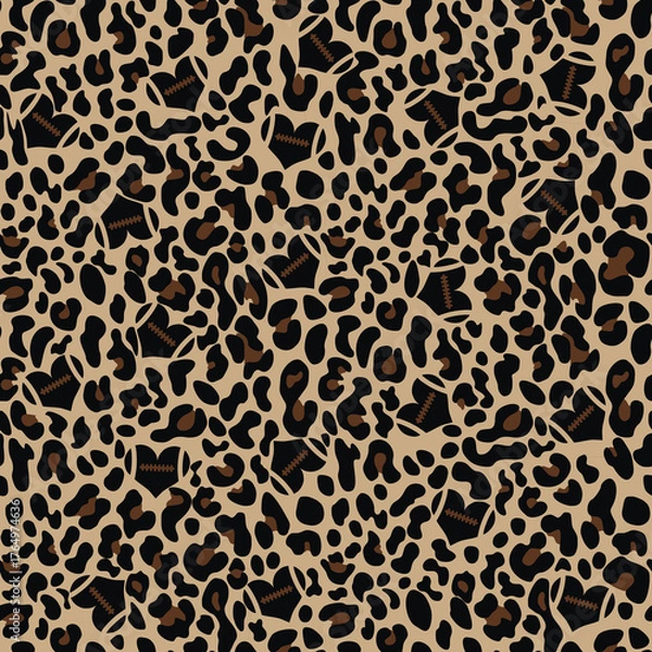 Obraz Animal leopard print seamless stylish classic print