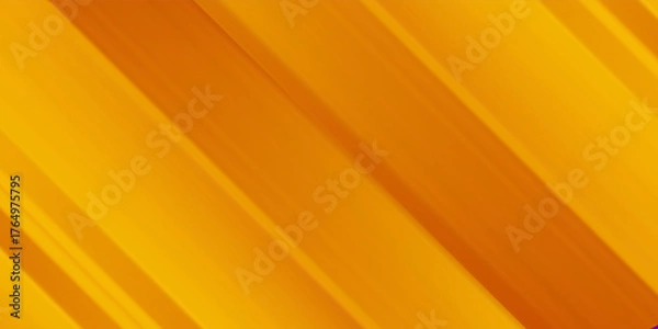 Fototapeta Abstract futuristic template geometric diagonal lines on yellow orange background. Modern tech concept. You can use for cover brochure template, poster, banner web, print ad, etc. Vector illustration