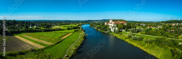 Fototapeta Opactwo Benedyktynów w Tyńcu z lotu ptaka
