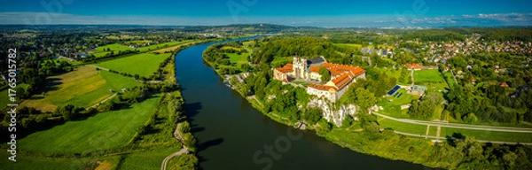Fototapeta Opactwo Benedyktynów w Tyńcu z lotu ptaka
