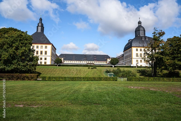 Fototapeta Friedenstein Palace is the former residence of the Dukes of Saxe-Coburg and Gotha in the Thuringian city of Gotha