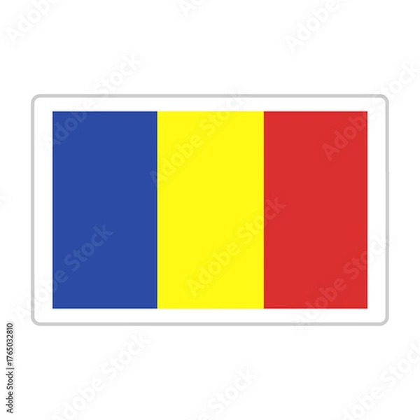 Fototapeta Romania Flag