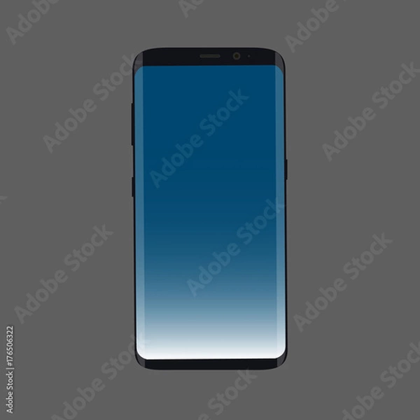 Fototapeta Smartphone, mobile phone isolated