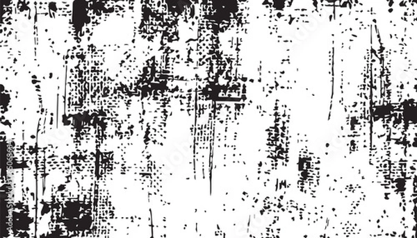 Fototapeta Grunge black and white abstract texture background for design projects and creative content.