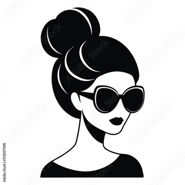Obraz girl with sunglasses