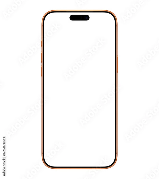 Obraz iPhone 17 Pro Max Cosmic Orange front view