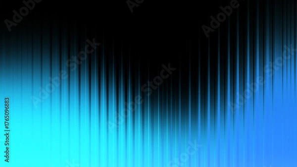 Obraz Blue neon vertical light streaks abstract background, glowing gradient futuristic texture, modern tech energy wallpaper, luminous digital light pattern