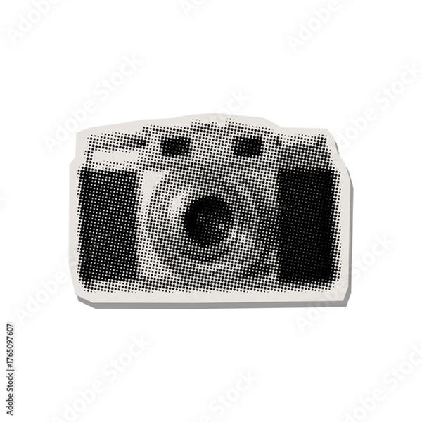 Obraz Halftone camera