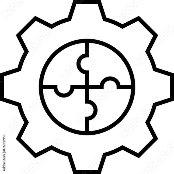 Fototapeta Puzzle Icon