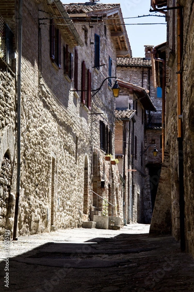 Obraz Straße in Gubbio Italien