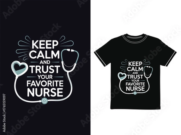 Obraz Keep calm and trust your favorite nurse.